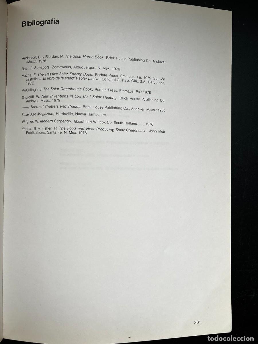 Libros de segunda mano: RECONVERSION SOLAR. DANIEL K. REIF. EDICIONES G. GILI. MEXICO, 1983. PAGS: 67 - Foto 7