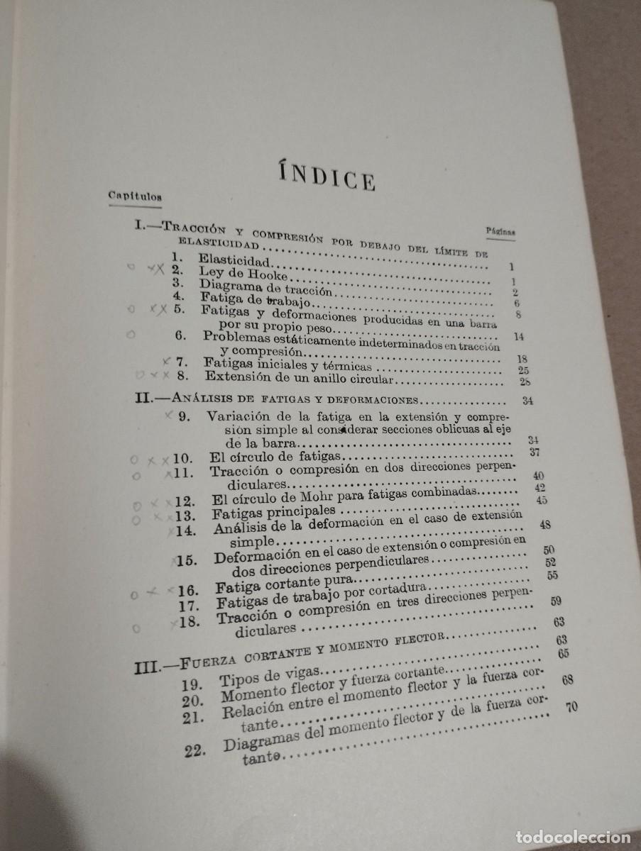 Libros de segunda mano: RESISTENCIA DE MATERIALES. PRIMERA PARTE. TEOR&Iacute;A ELEMENTAL Y PROBLEMAS (S. TIMOSHENKO) - Foto 3