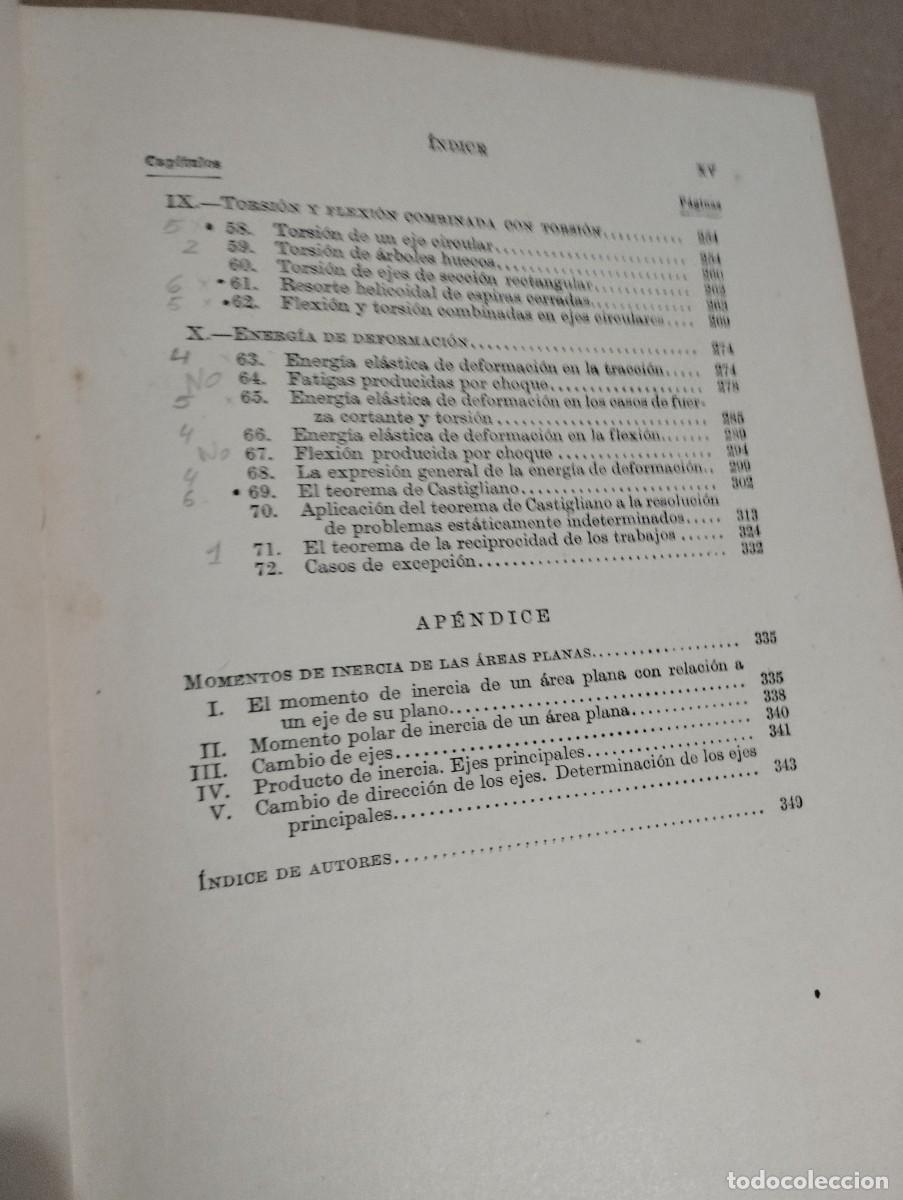 Libros de segunda mano: RESISTENCIA DE MATERIALES. PRIMERA PARTE. TEOR&Iacute;A ELEMENTAL Y PROBLEMAS (S. TIMOSHENKO) - Foto 5