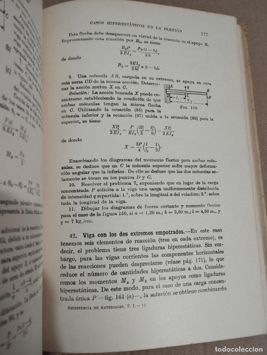 Libros de segunda mano: RESISTENCIA DE MATERIALES. PRIMERA PARTE. TEOR&Iacute;A ELEMENTAL Y PROBLEMAS (S. TIMOSHENKO) - Foto 11