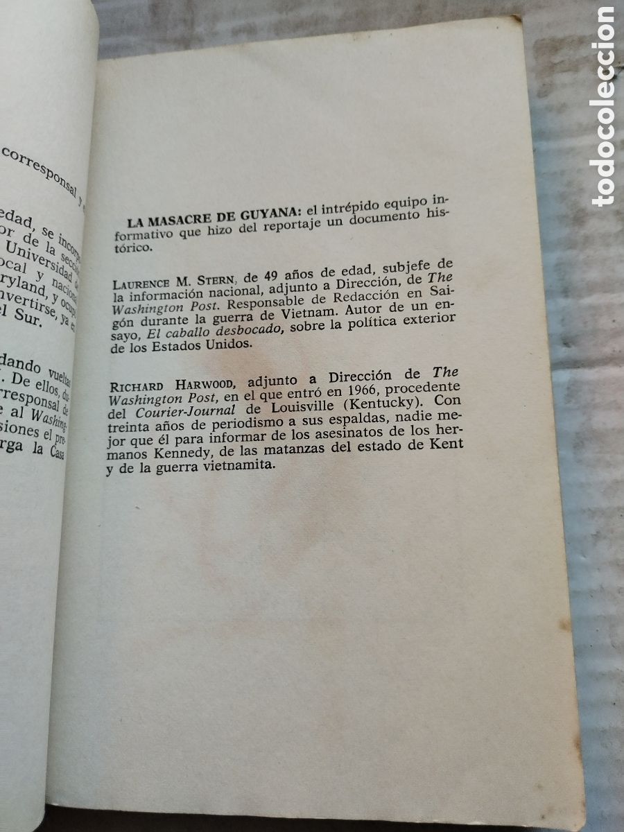 Libros de segunda mano: LA MASACRE DE GUYANA/CHARLES A. KRAUSE - Foto 3