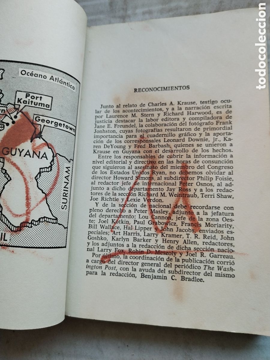 Libros de segunda mano: LA MASACRE DE GUYANA/CHARLES A. KRAUSE - Foto 4