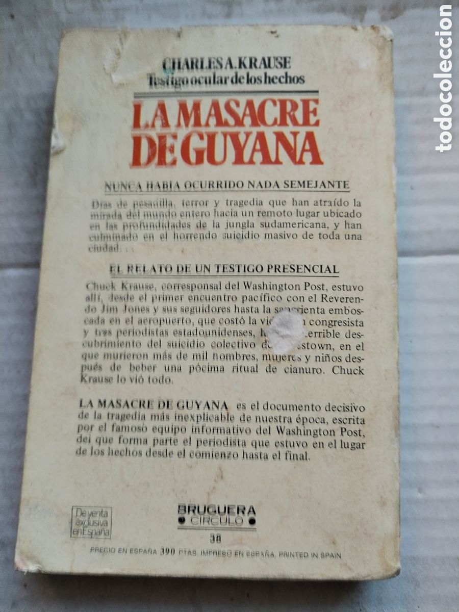 Libros de segunda mano: LA MASACRE DE GUYANA/CHARLES A. KRAUSE - Foto 9