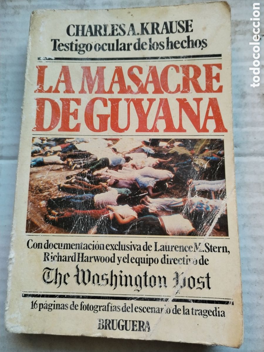 Libros de segunda mano: LA MASACRE DE GUYANA/CHARLES A. KRAUSE - Foto 1
