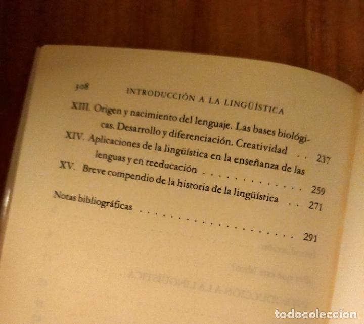 Libros de segunda mano: INTRODUCCION A LA LING&Uuml;ISTICA - BERTIL MALMBERG - C&Iacute;RCULO UNIVERSIDAD - Foto 4