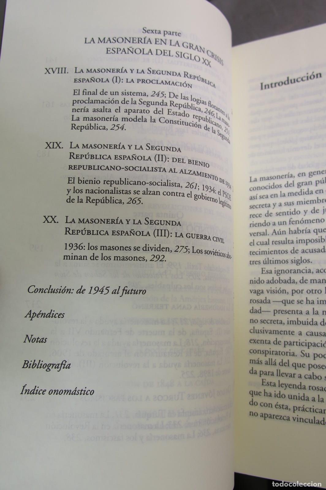 Libros de segunda mano: Los masones. C&eacute;sar Vidal Manzanares - Foto 5