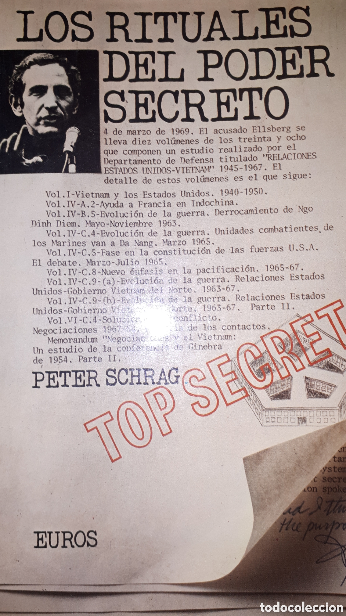 Libros de segunda mano: LOS RITUALES DEL PODER SECRETO PETER SHRAG - Foto 1