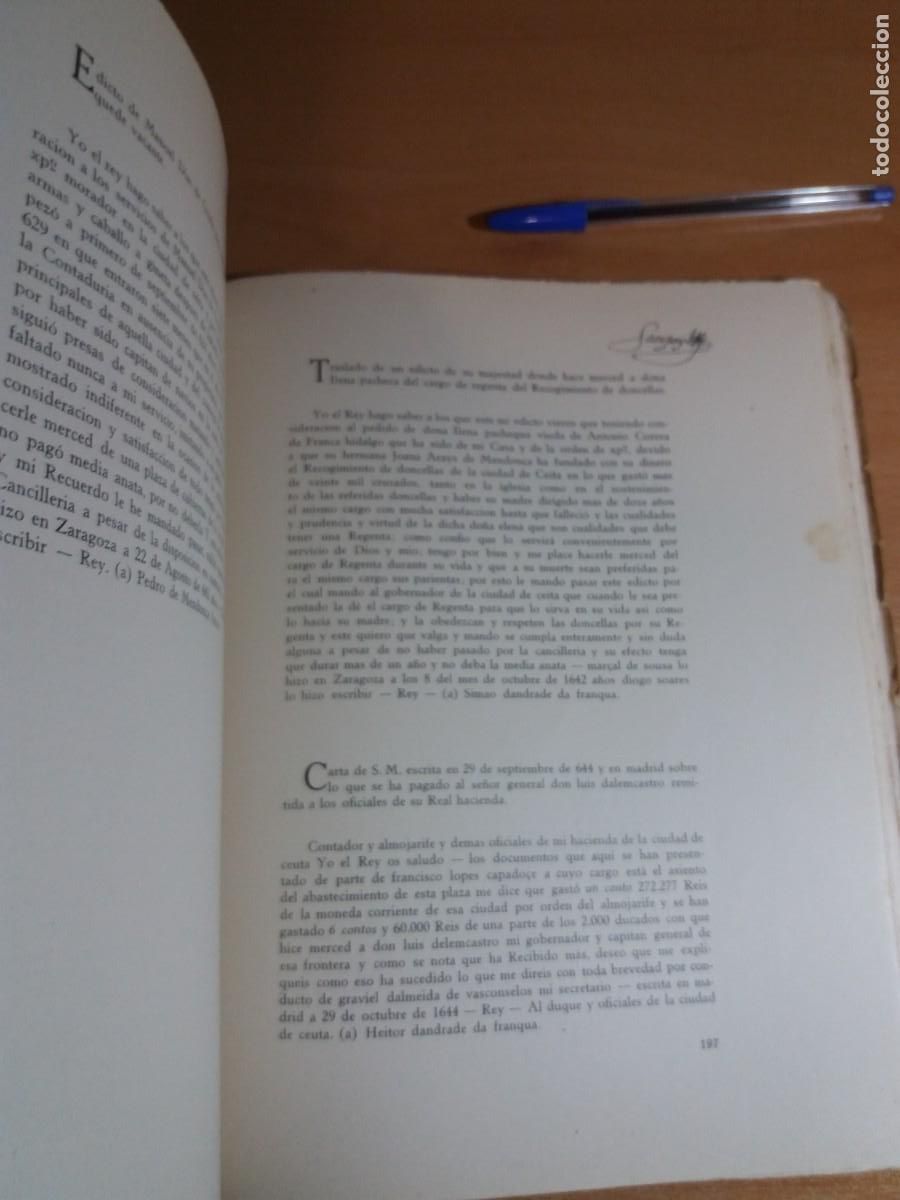 Libros de segunda mano: LIBRO DE LOS VEEDORES DE CEUTA. JOS&Eacute; DE ESAGUY - Foto 7
