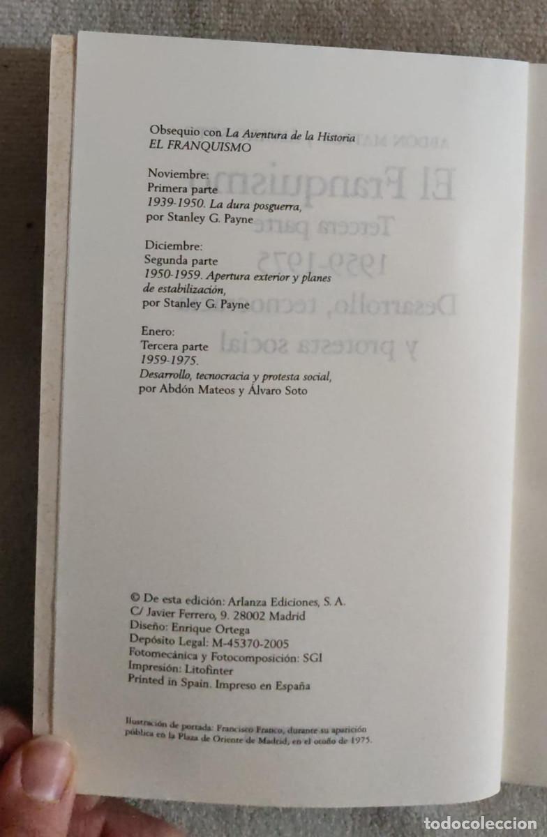 Libros de segunda mano: EL FRANQUISMO. - Foto 4