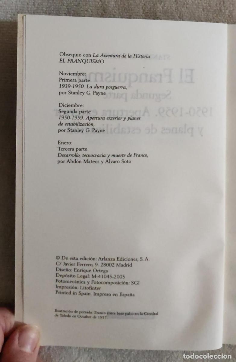 Libros de segunda mano: EL FRANQUISMO. - Foto 4