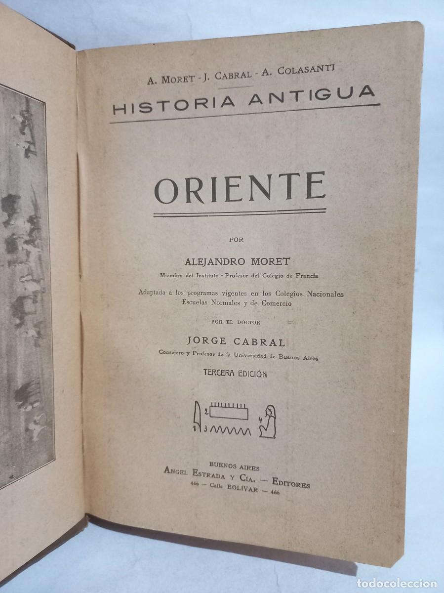Libros de segunda mano: A. Moret - Oriente - Foto 3