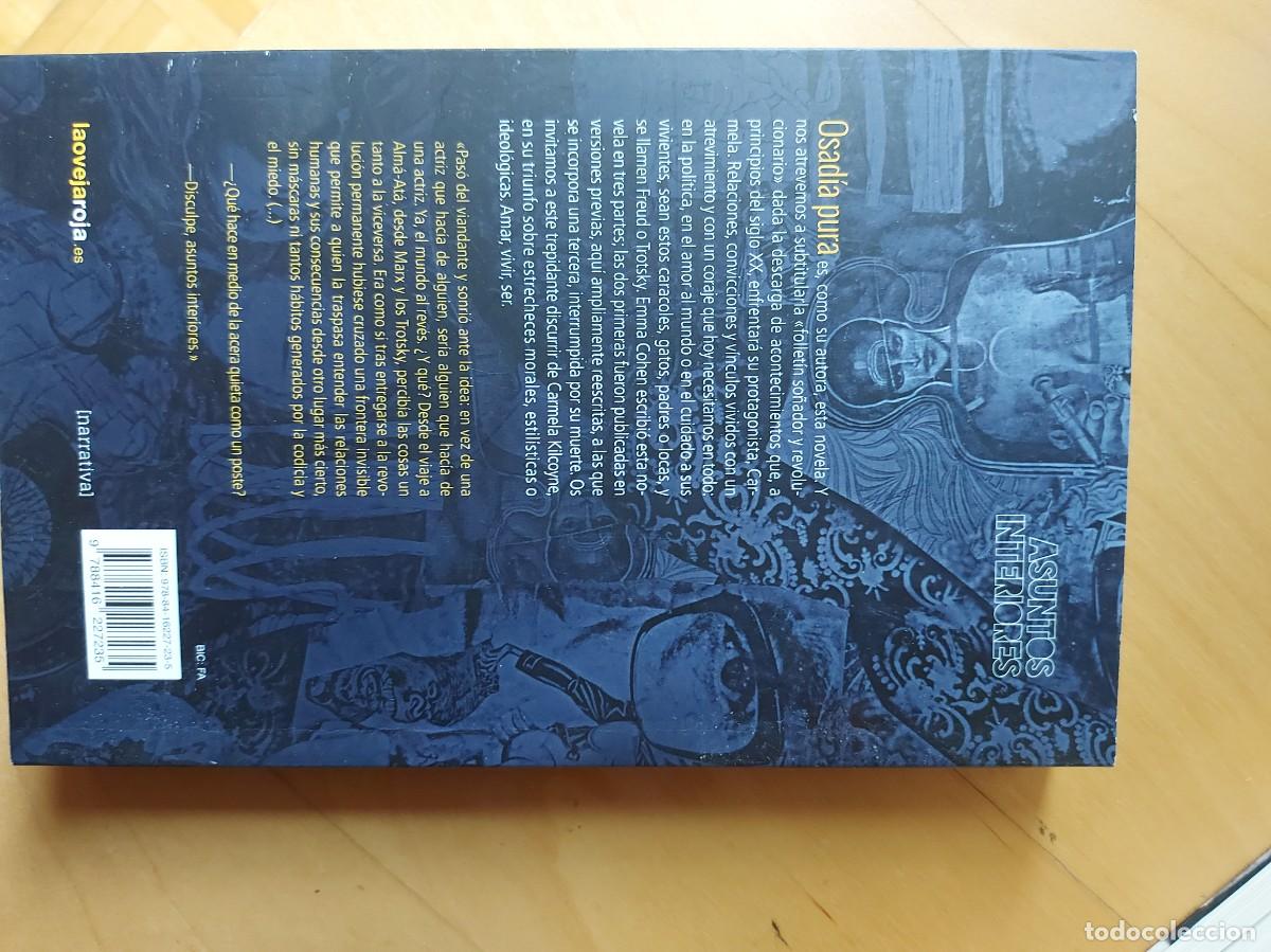 Libros de segunda mano: ASUNTOS INTERIORES EMMA COHEN - Foto 2