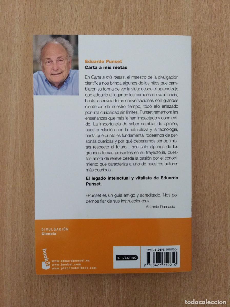 Libros de segunda mano: CARTA A MIS NIETAS. Eduardo Punset - Foto 2
