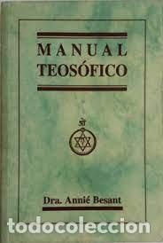 Libros de segunda mano: manual teos&oacute;fico ANNIE BESSANT - Foto 1