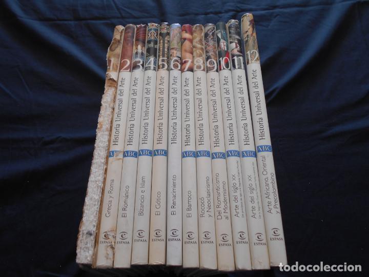 Libros de segunda mano: HISTORIA UNIVERSAL DEL ARTE 12 TOMOS - ABC - ESPASA - Foto 2