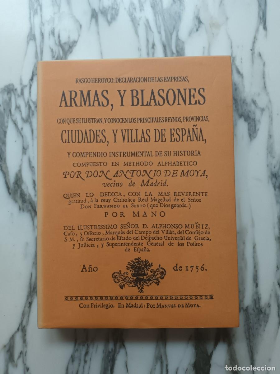 Libros de segunda mano: ARMAS Y BLASONES DE REYNOS, PROVINCIAS, CIUDADES Y VILLAS DE ESPA&Ntilde;A - ALFONSO MU&Ntilde;IZ - FACS&Iacute;MIL -1998
