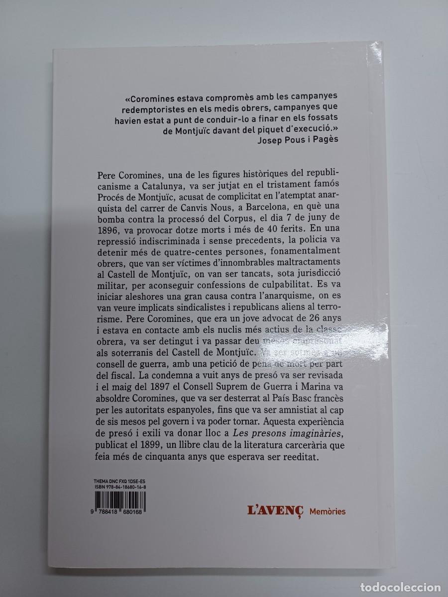 Libros de segunda mano: COROMINES, PERE. LES PRESONS IMAGIN&Agrave;RIES - Foto 2