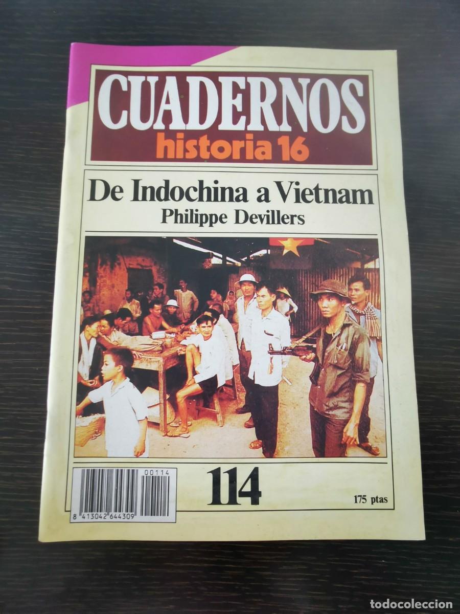 Libros de segunda mano: CUADERNOS HISTORIA 16. 114: De Indochina a Vietnam - Foto 1