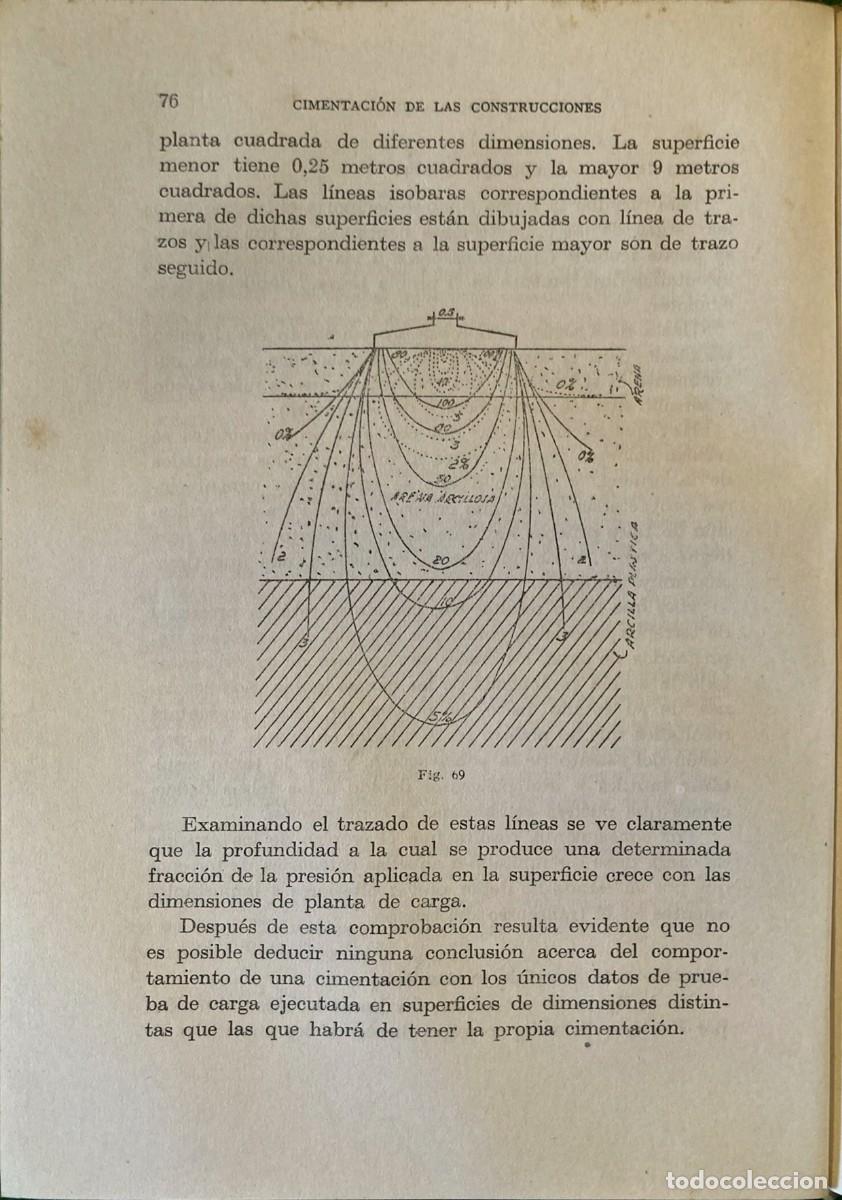 Libros de segunda mano: Cimentacion de las construcciones. Biblioteca Pr&aacute;ctica de Construcci&oacute;n. - Foto 3