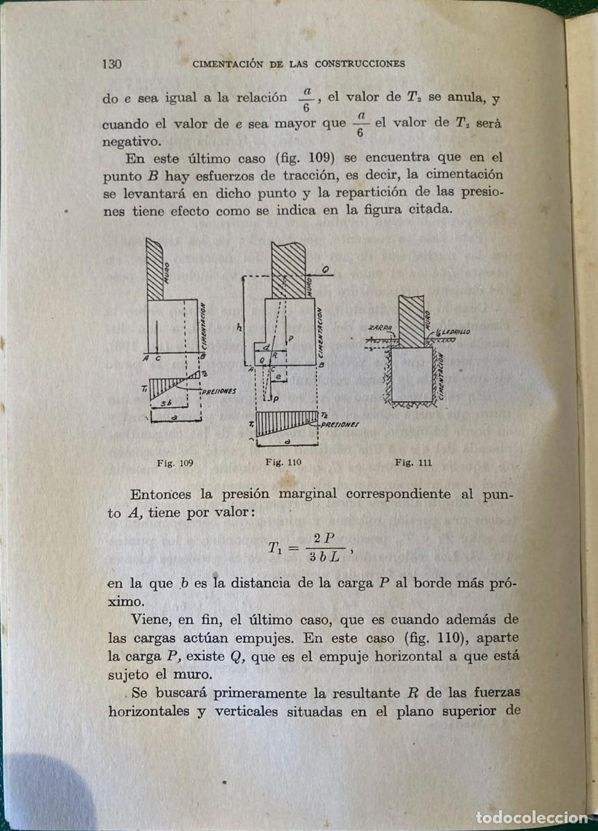 Libros de segunda mano: Cimentacion de las construcciones. Biblioteca Pr&aacute;ctica de Construcci&oacute;n. - Foto 4