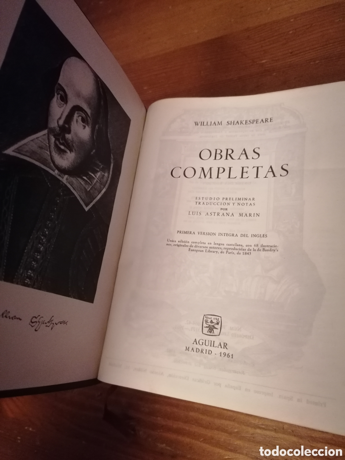 Libros de segunda mano: WILLIAM SHAKESPEARE - OBRAS COMPLETAS - AGUILAR - Foto 3