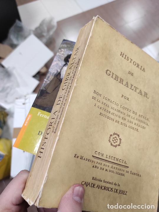 Libros de segunda mano: Historia de Gibraltar.- L&oacute;pez de Ayala, Ignacio. facs&iacute;mil. - Foto 2