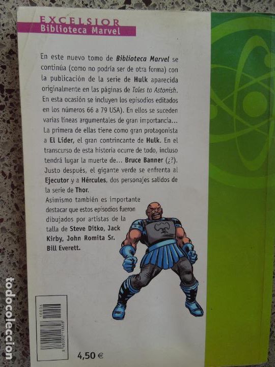 Libros de segunda mano: HULK N&ordm; 6 COMICS MARVEL EXCELSIOR - FORUM - Foto 2