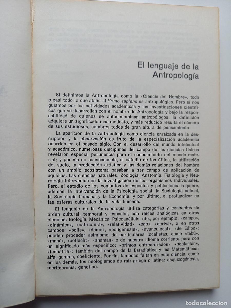 Libros de segunda mano: DICCIONARIO DE ANTROPOLOGIA. Ediciones Bellaterra - Foto 4