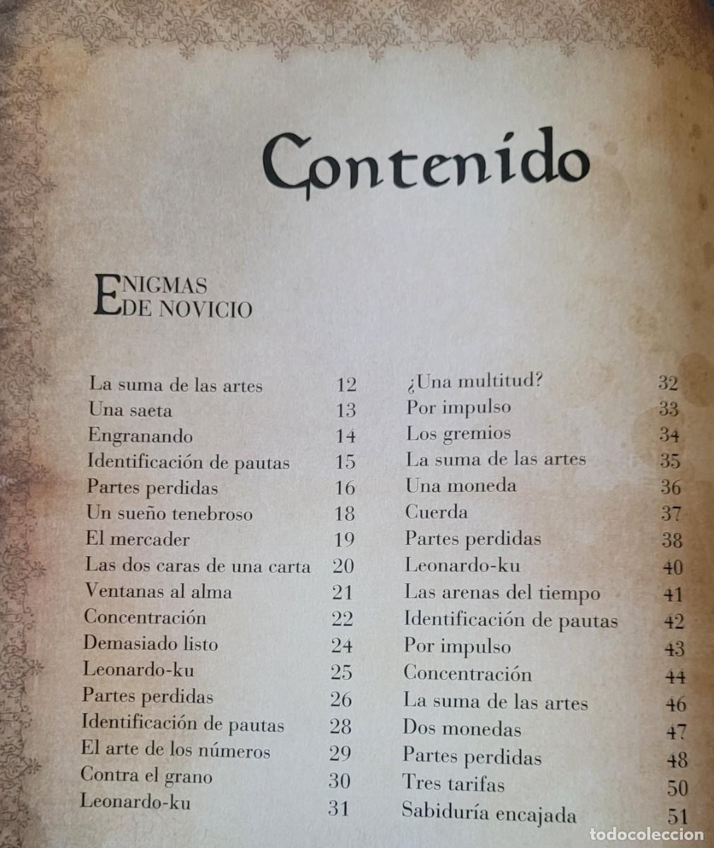 Libros de segunda mano: Libro de los enigmas de Leonardo da Vinci C&iacute;rculo de lectores - Foto 4
