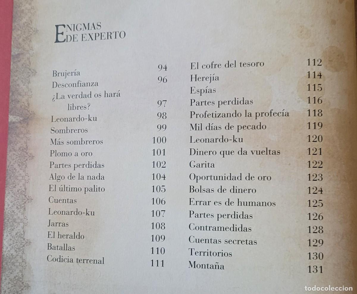 Libros de segunda mano: Libro de los enigmas de Leonardo da Vinci C&iacute;rculo de lectores - Foto 6