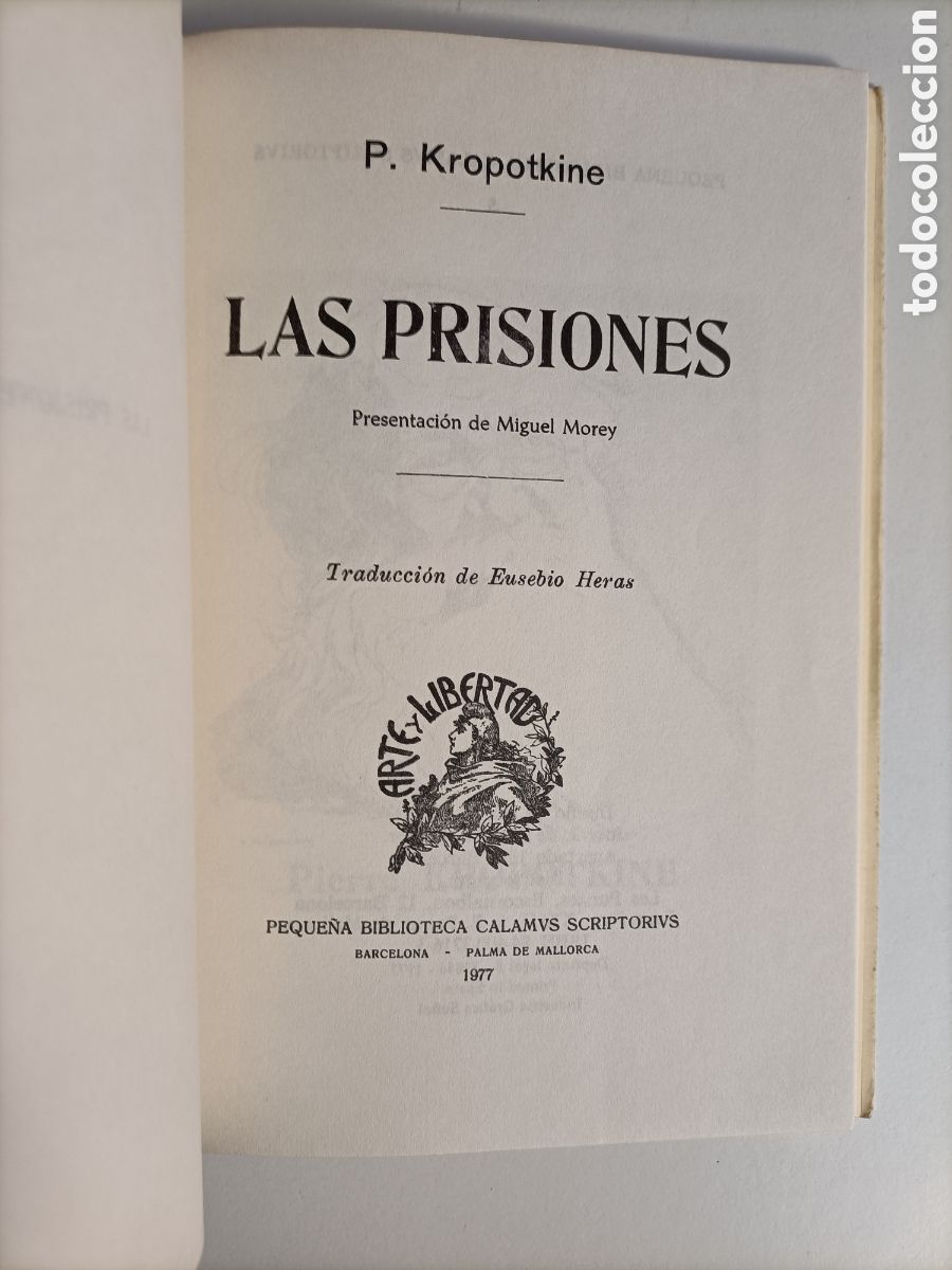 Libros de segunda mano: Las prisiones. Kropotkine - Foto 5