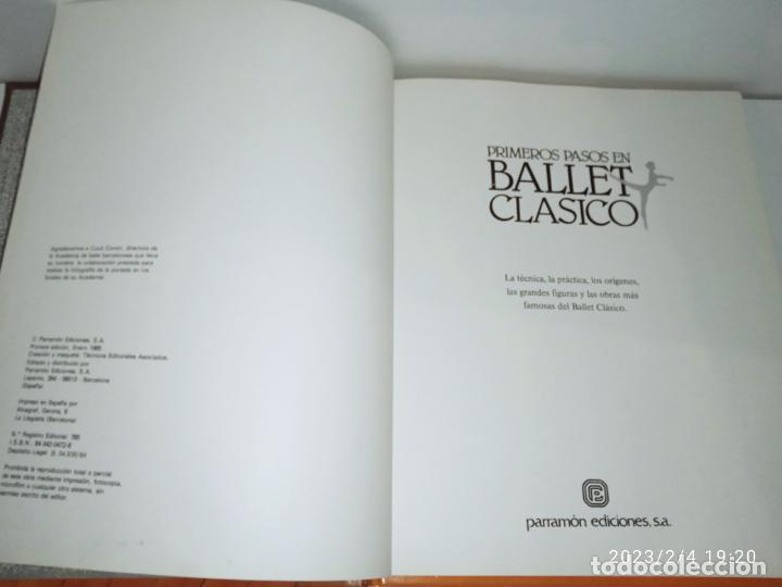 Libros de segunda mano: Libro primeros pasos en ballet cl&aacute;sicos Parramon Ediciones 1985 - Foto 4