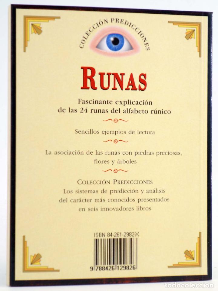 Libros de segunda mano: COL. PREDICCIONES. RUNAS (David V. Barrett) Juventud, 1997. OFRT - Foto 2