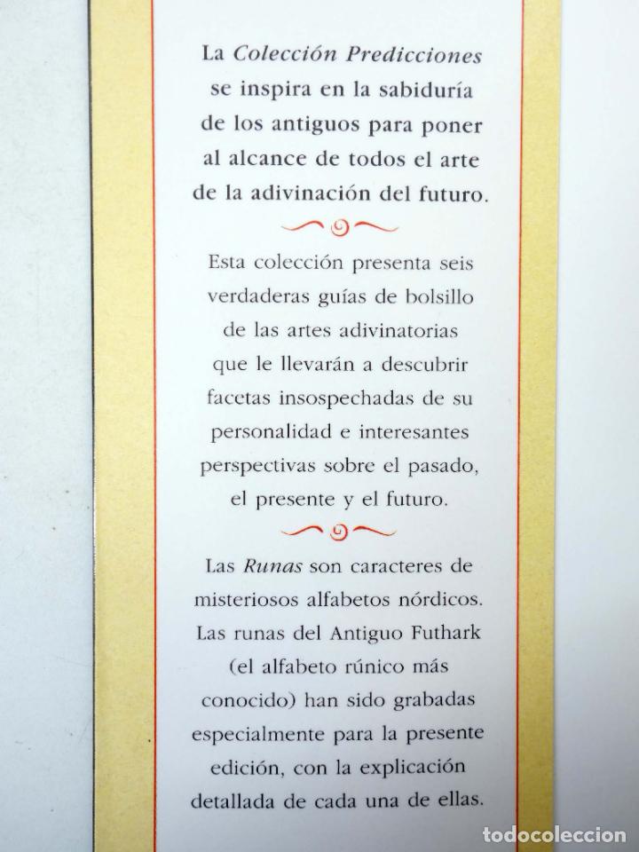 Libros de segunda mano: COL. PREDICCIONES. RUNAS (David V. Barrett) Juventud, 1997. OFRT - Foto 4