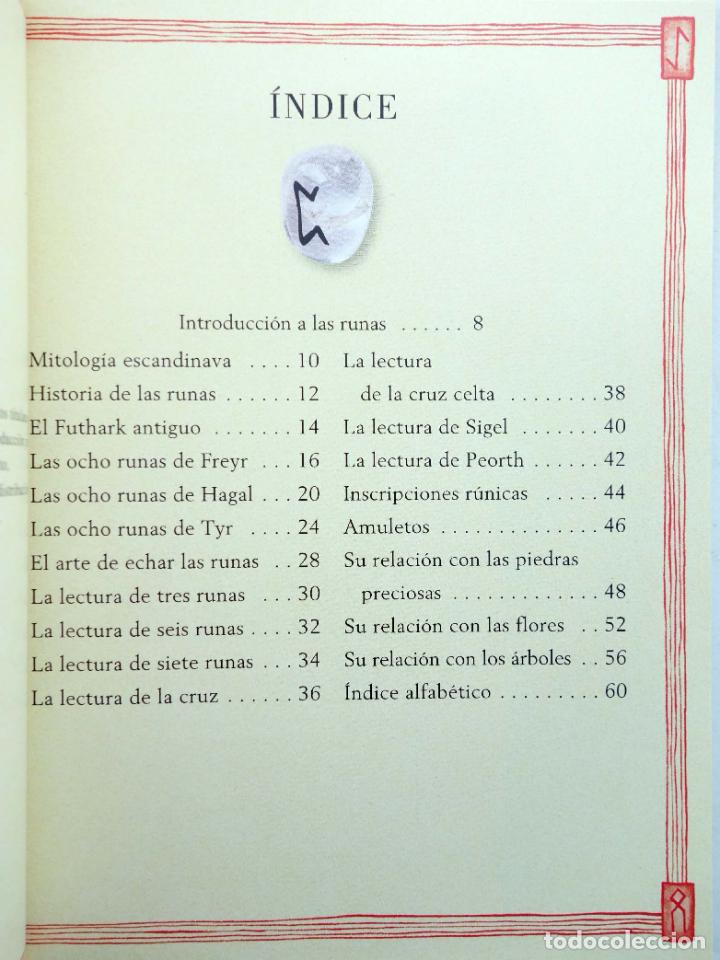 Libros de segunda mano: COL. PREDICCIONES. RUNAS (David V. Barrett) Juventud, 1997. OFRT - Foto 5