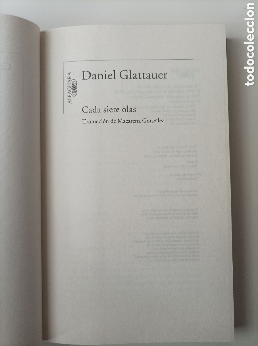Libros de segunda mano: Contra el viento del norte + Cada siete olas / DANIEL GLATTAUER - Foto 6