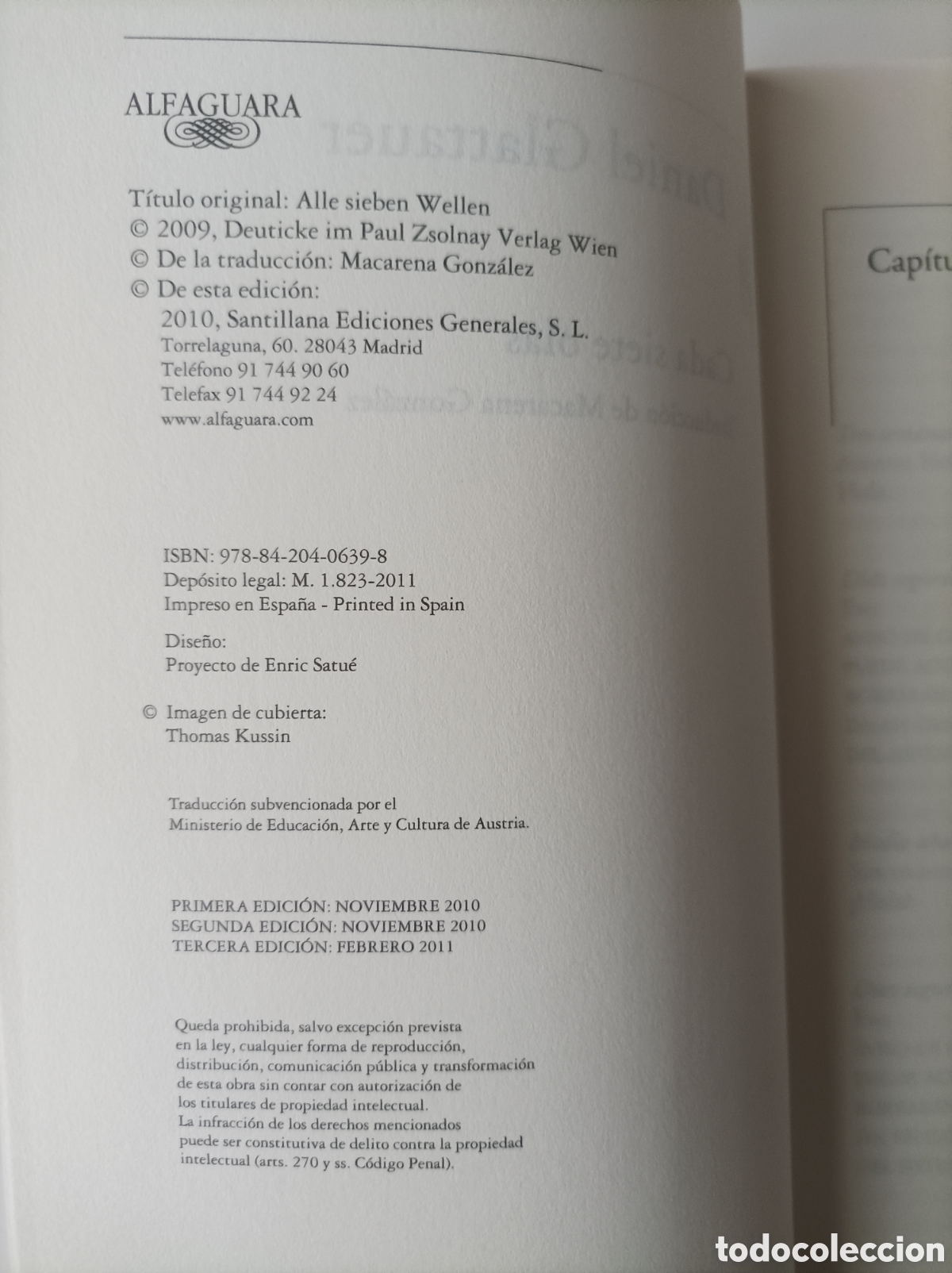 Libros de segunda mano: Contra el viento del norte + Cada siete olas / DANIEL GLATTAUER - Foto 7