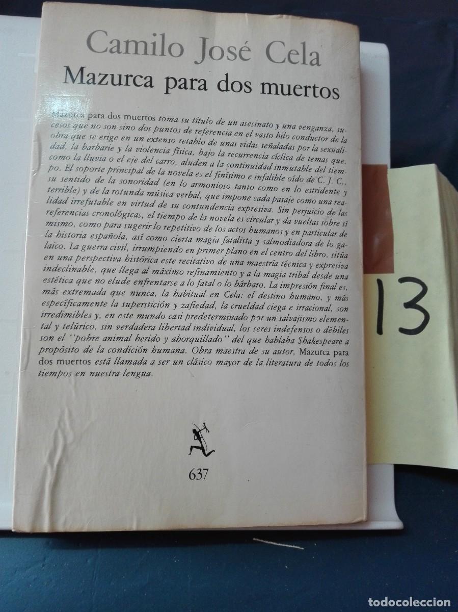Libros de segunda mano: MAZURCA PARA DOS MUERTOS CAMILO JOSE CELA - Foto 2