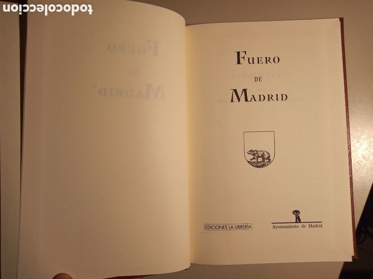 Libros de segunda mano: FUERO DE MADRID - - Ediciones La Librer&iacute;a 2002 - Foto 4