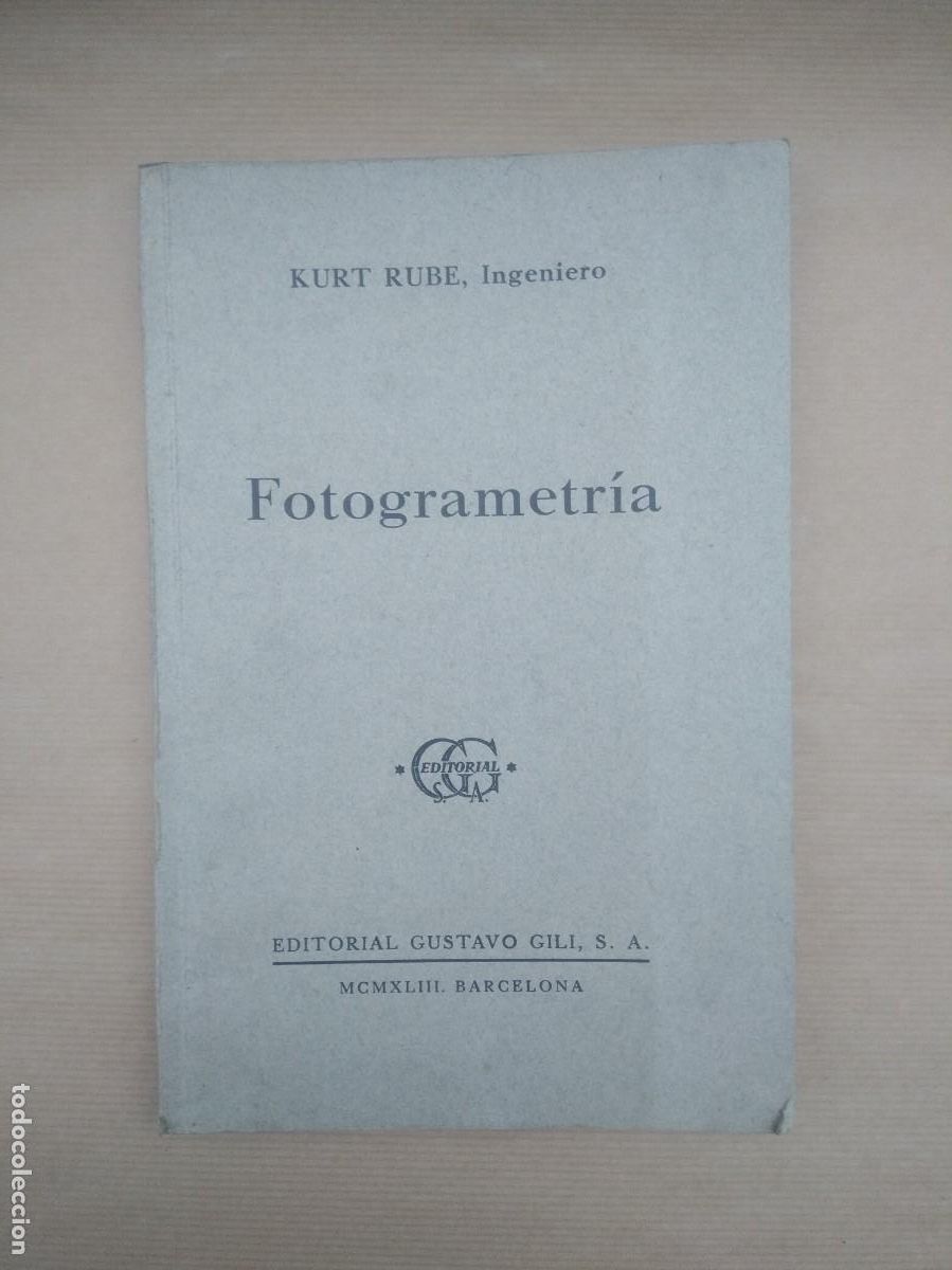 Libros de segunda mano: Libro Fotogrametria- Kurt Rube, ingeniero - Foto 1