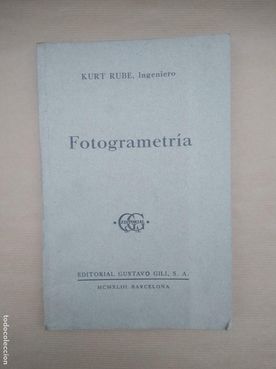 Libros de segunda mano: Libro Fotogrametria- Kurt Rube, ingeniero - Foto 2