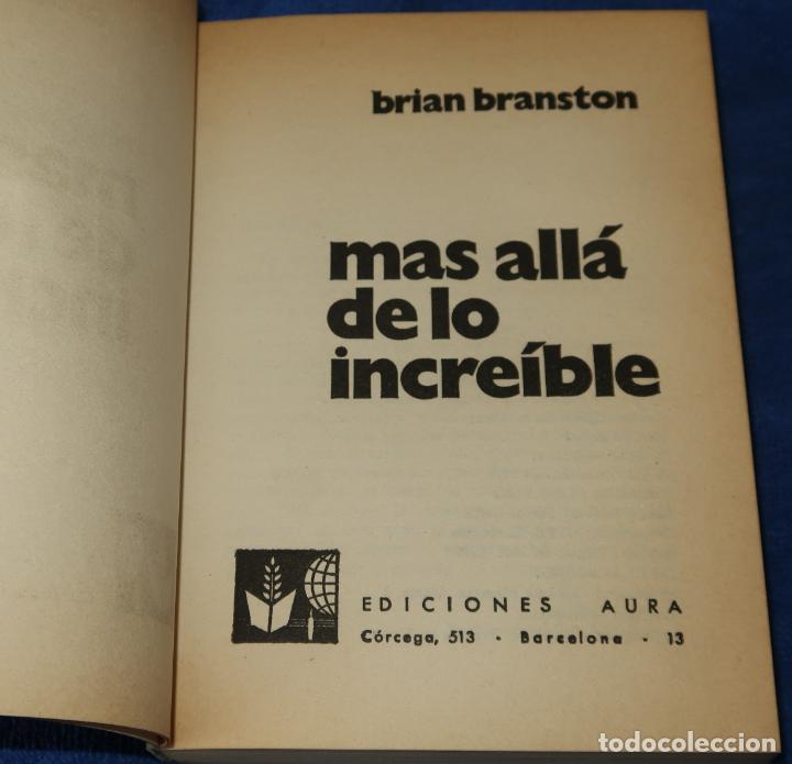 Libros de segunda mano: Mas all&aacute; de los increible - Brian Branston - Ediciones Aura (1976) - Foto 2