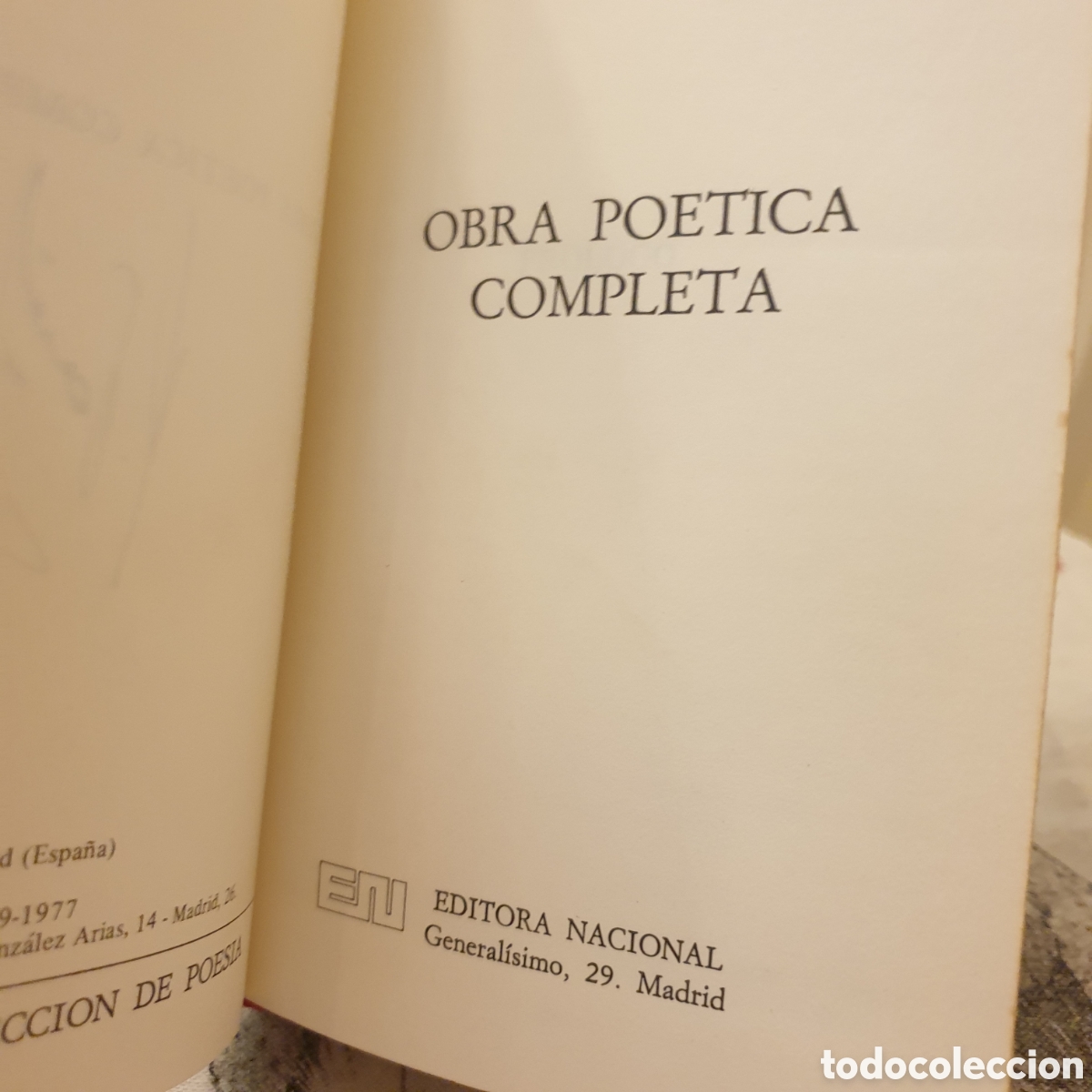 Libros de segunda mano: Manuel CURROS Enriquez Obra po&eacute;tica completa - Foto 3