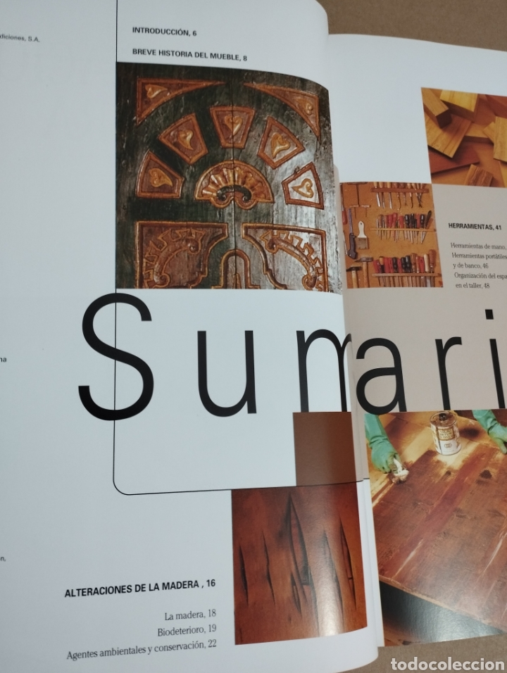 Libros de segunda mano: RESTAURACI&Oacute;N DE MADERA (PARRAM&Oacute;N) COLECCI&Oacute;N ARTES Y OFICIOS - Foto 4