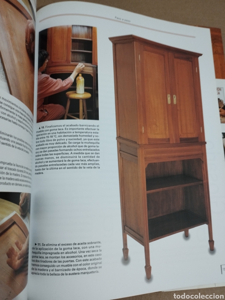 Libros de segunda mano: RESTAURACI&Oacute;N DE MADERA (PARRAM&Oacute;N) COLECCI&Oacute;N ARTES Y OFICIOS - Foto 6
