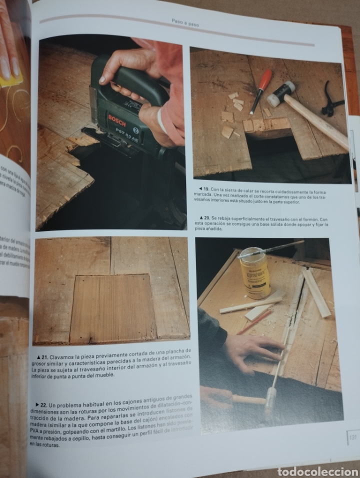 Libros de segunda mano: RESTAURACI&Oacute;N DE MADERA (PARRAM&Oacute;N) COLECCI&Oacute;N ARTES Y OFICIOS - Foto 9