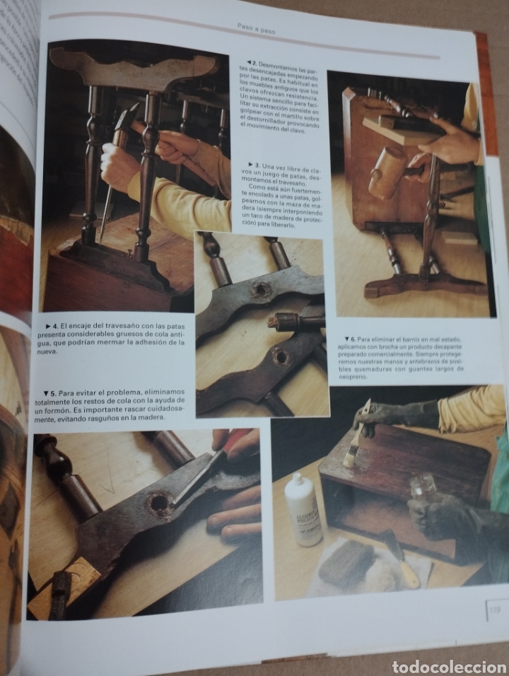 Libros de segunda mano: RESTAURACI&Oacute;N DE MADERA (PARRAM&Oacute;N) COLECCI&Oacute;N ARTES Y OFICIOS - Foto 10