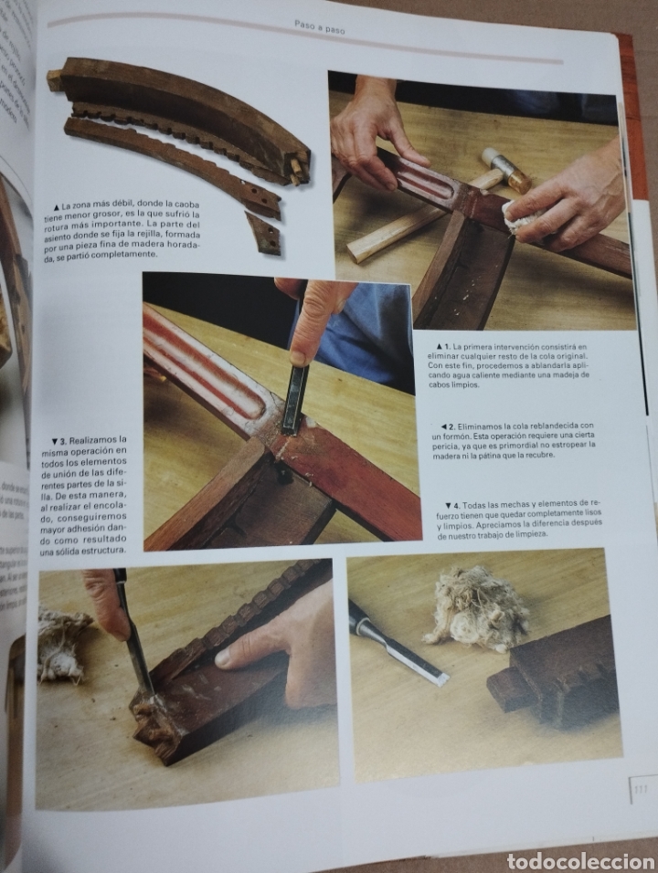 Libros de segunda mano: RESTAURACI&Oacute;N DE MADERA (PARRAM&Oacute;N) COLECCI&Oacute;N ARTES Y OFICIOS - Foto 11