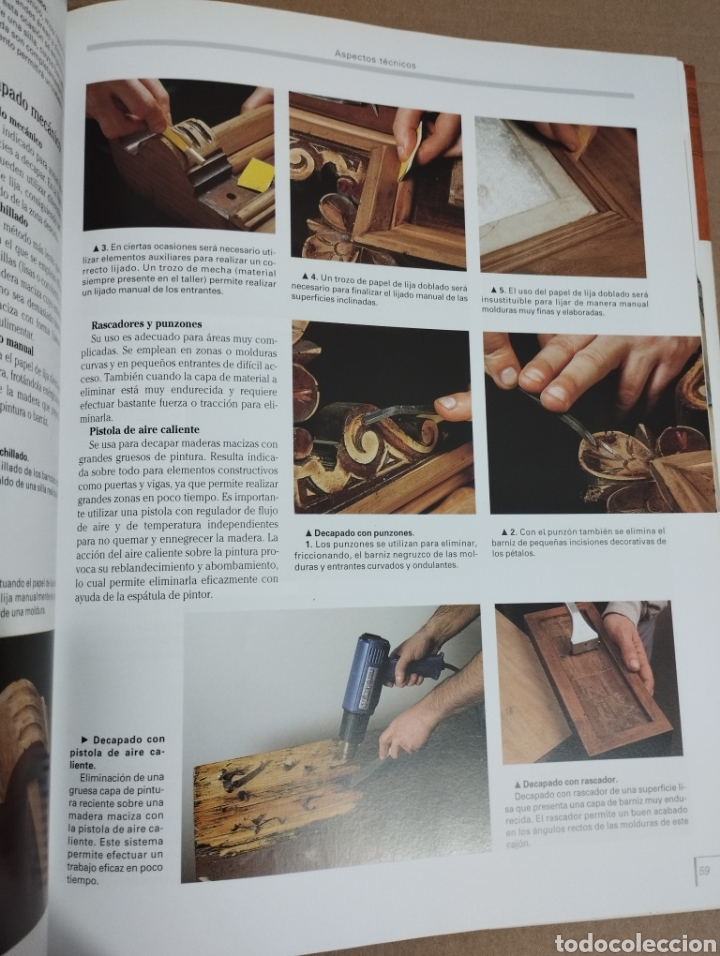Libros de segunda mano: RESTAURACI&Oacute;N DE MADERA (PARRAM&Oacute;N) COLECCI&Oacute;N ARTES Y OFICIOS - Foto 16