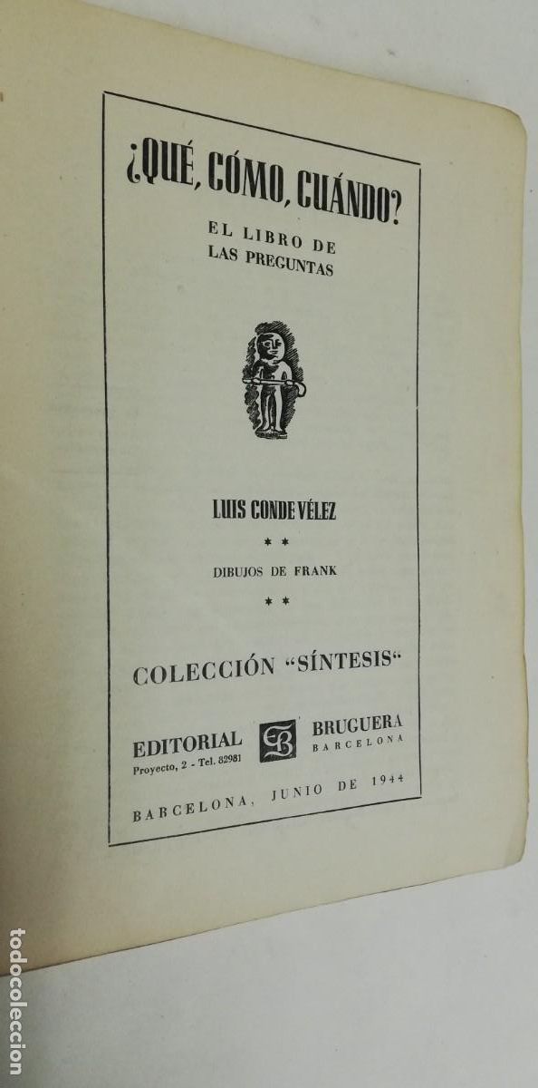 Libros de segunda mano: &iquest;QU&Eacute; C&Oacute;MO CU&Aacute;NDO? COLECCI&Oacute;N S&Iacute;NTESIS - Foto 2